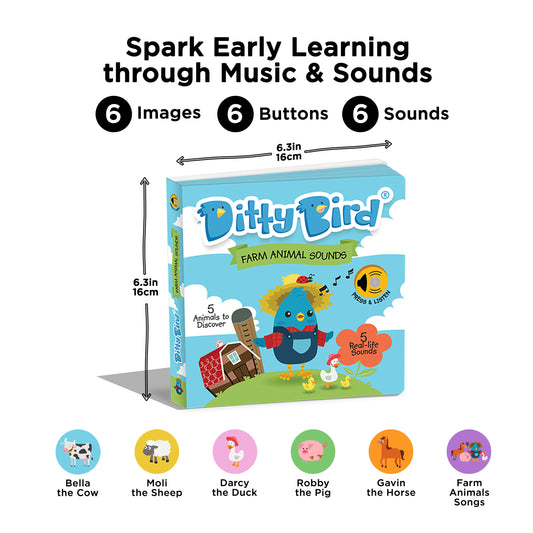 Ditty Bird (USB-C) - Farm Animal Sounds