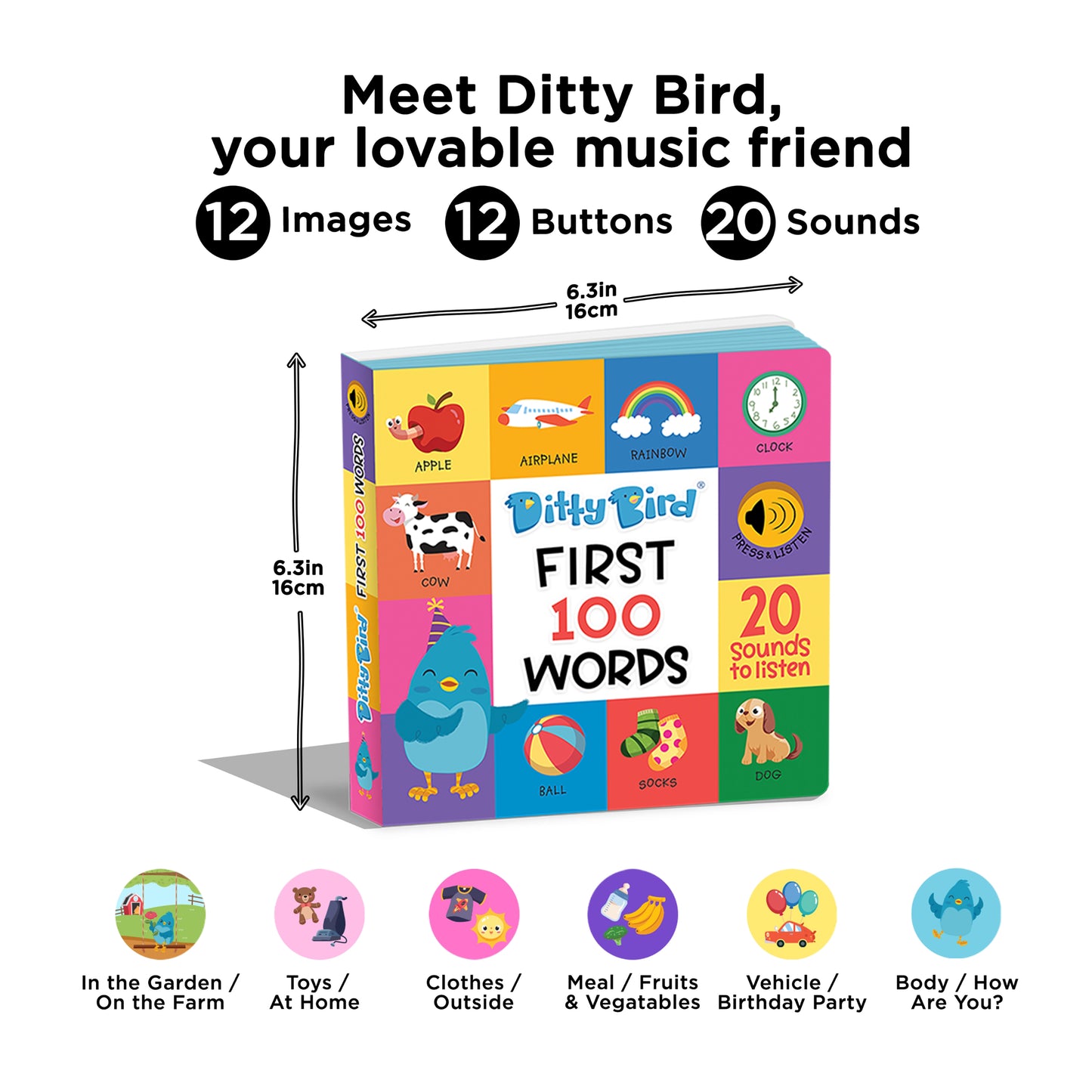 Ditty Bird (USB-C) - First 100 Words