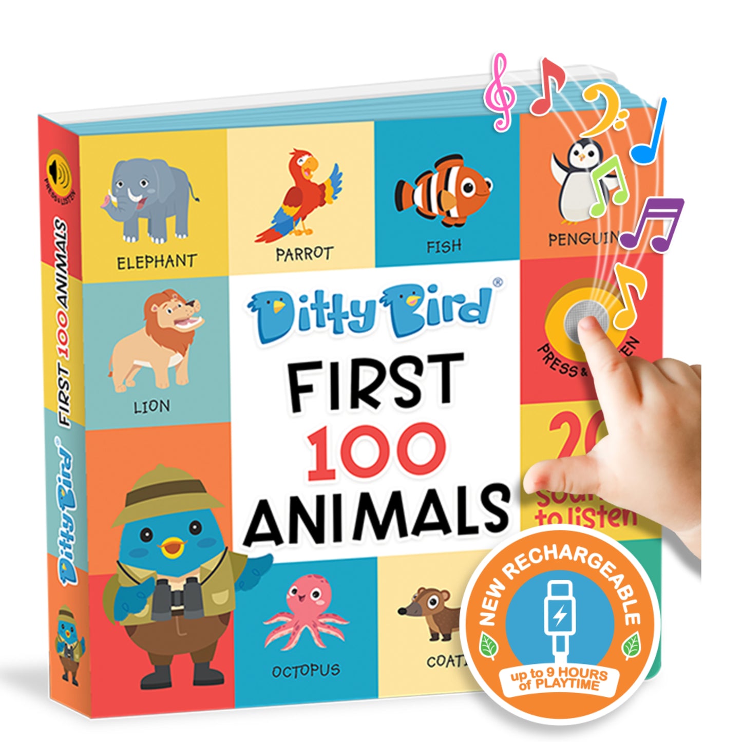 Ditty Bird (USB-C) - First 100 Animals