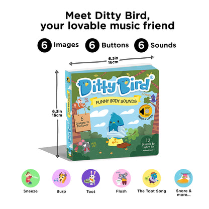 Ditty Bird (USB-C) - Funny Body Sounds