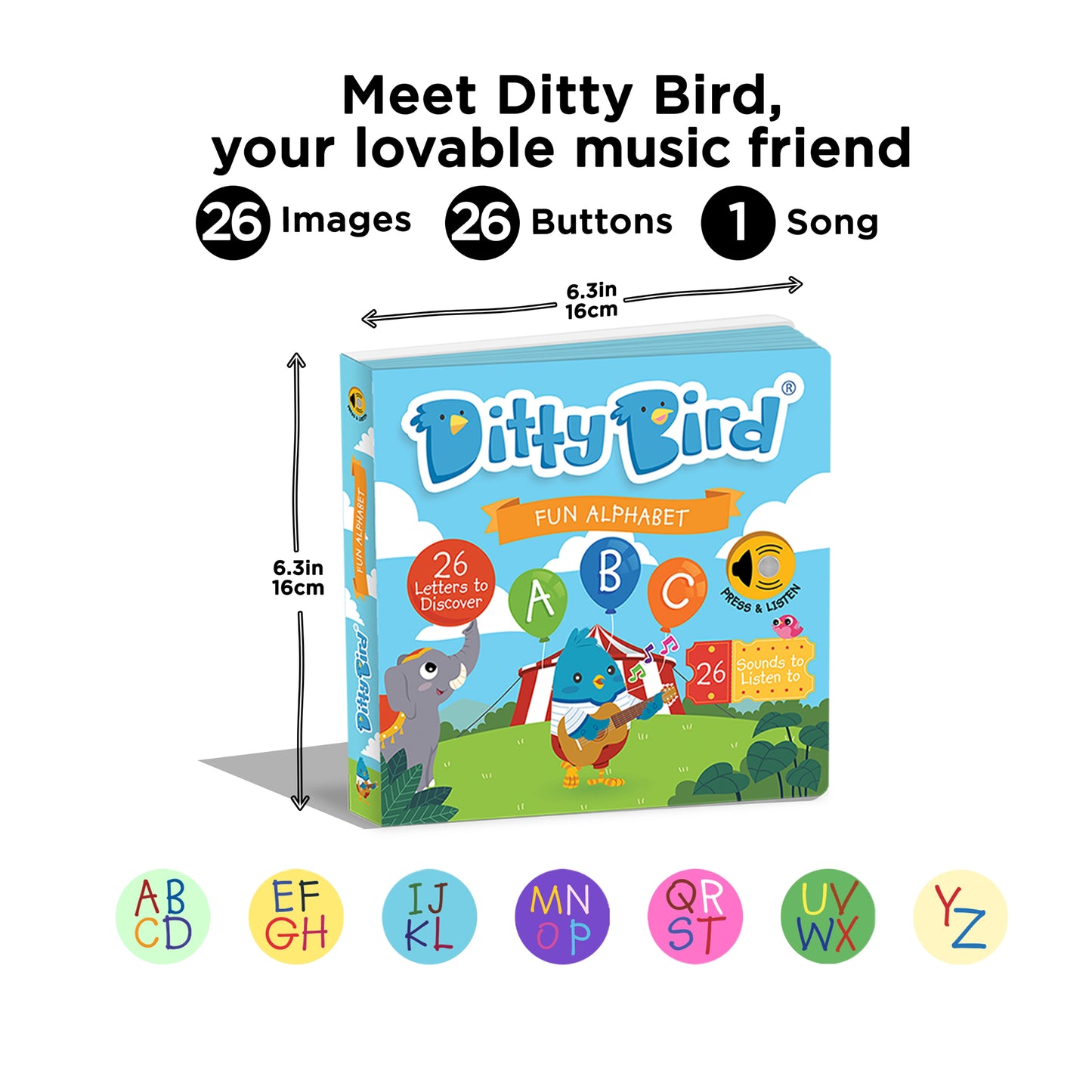 Ditty Bird (USB-C) - Fun Alphabet