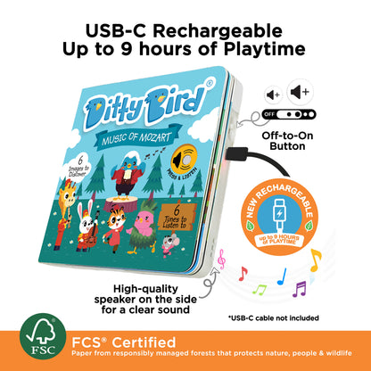 Ditty Bird (USB-C) - Music of Mozart