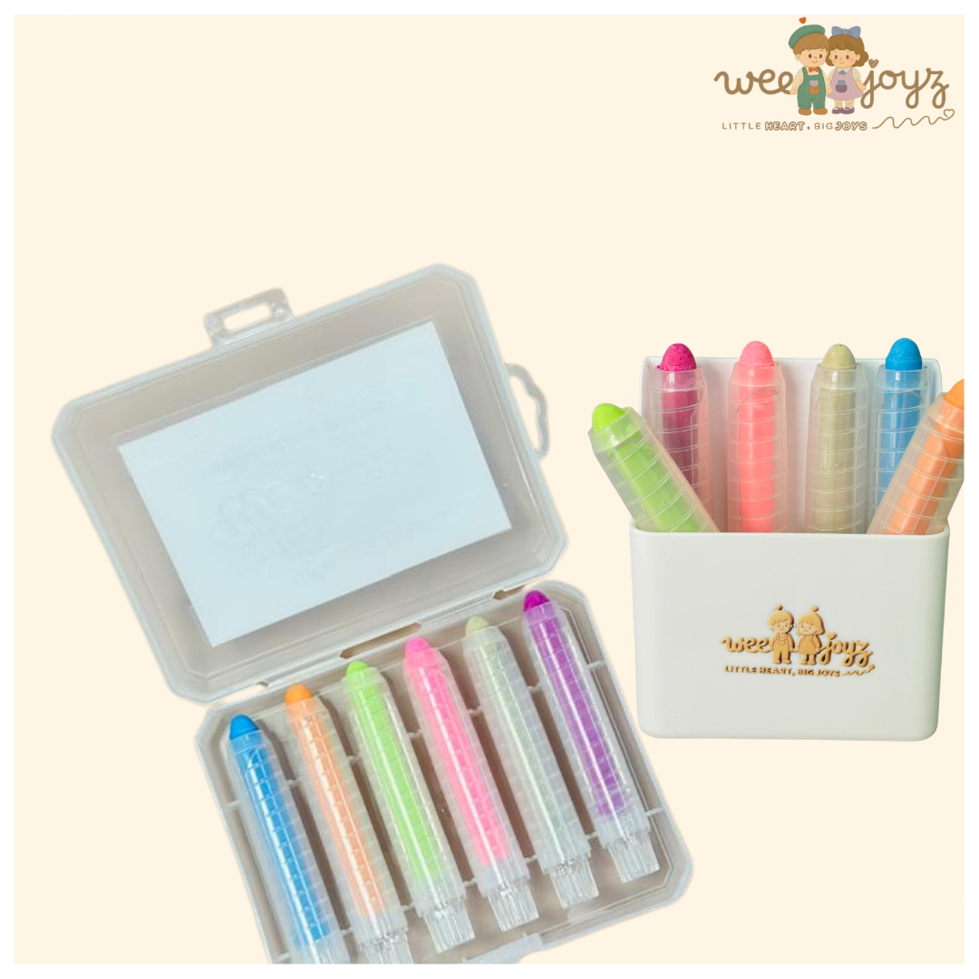 Wonder Mag - Non-Toxic Crayon Chalk Pen [6 Colors]