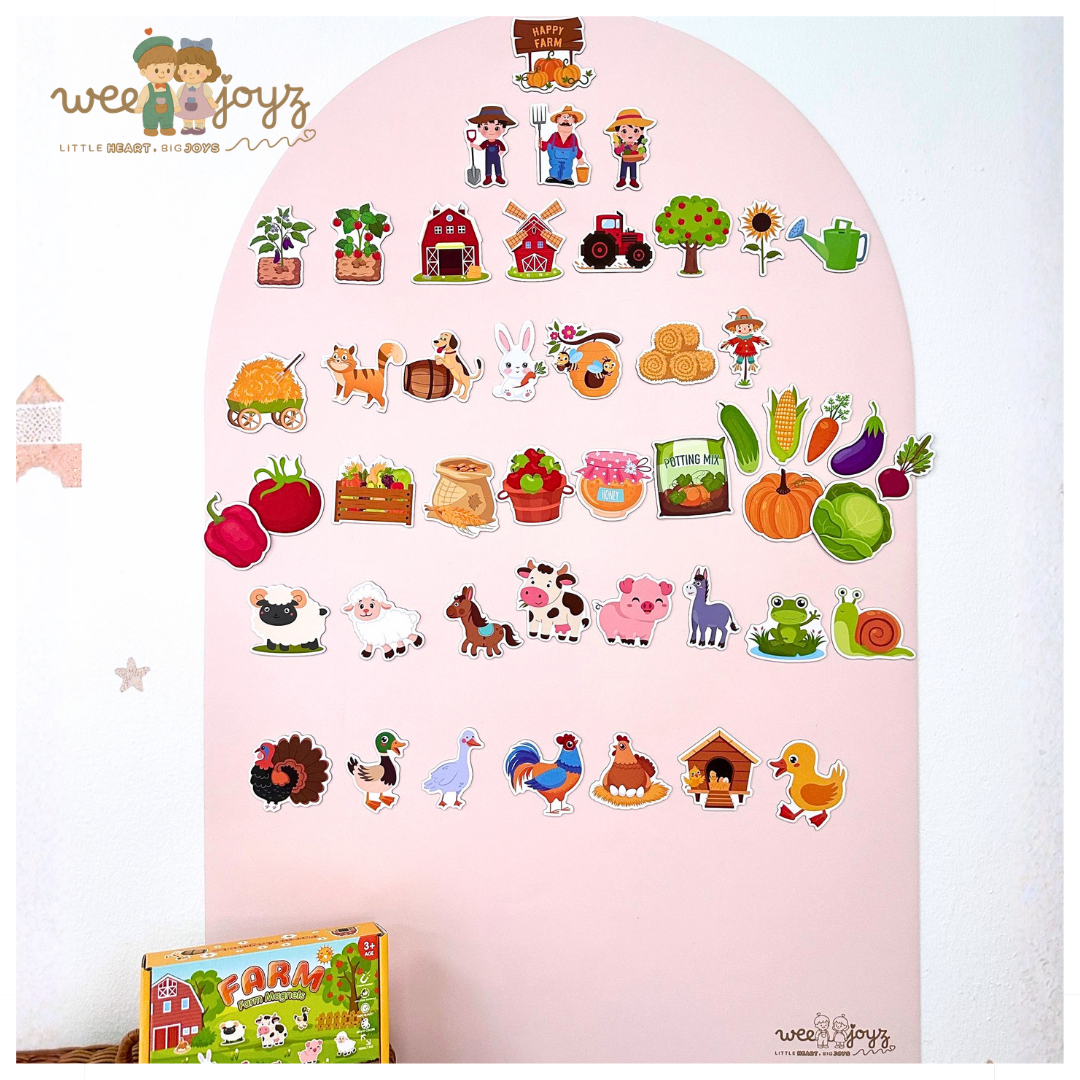 Wonder's Education Magetic (EDU-MAG) Farm Theme [85 Pcs]