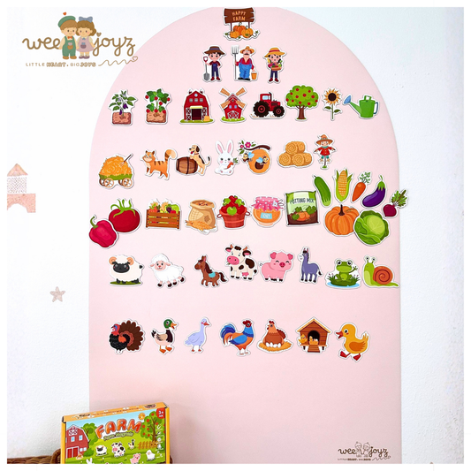 Wonder's Education Magetic (EDU-MAG) Farm Theme [85 Pcs]