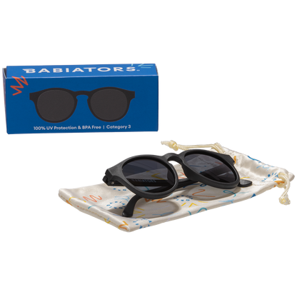 (Keyhole) Jet Black | Smoke Lenses