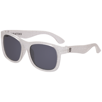(Navigator) Silver Shimmer | Smoke Lenses