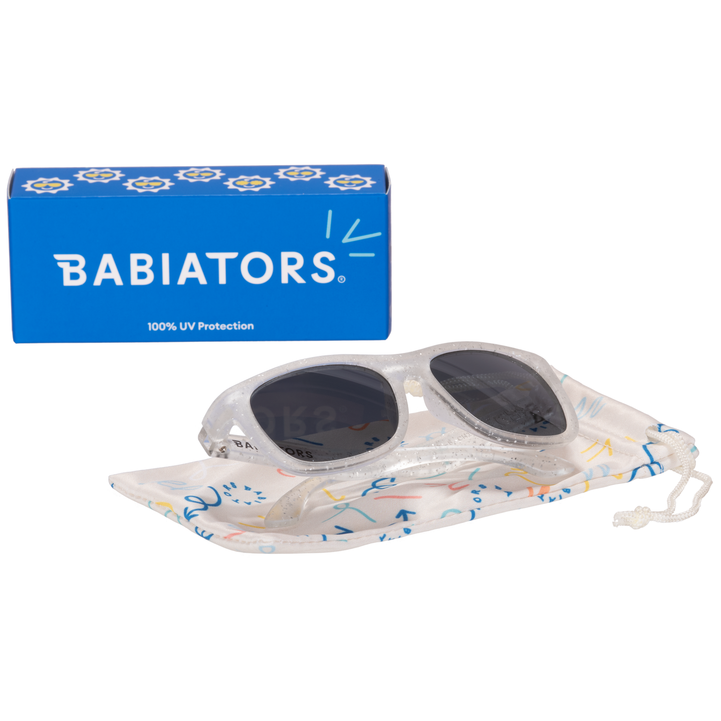 (Navigator) Silver Shimmer | Smoke Lenses