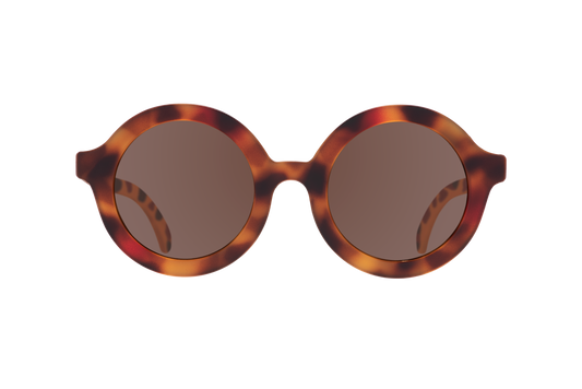 (Euro Round) Classic Tortoise | Amber Lenses