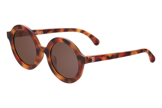 (Euro Round) Classic Tortoise | Amber Lenses