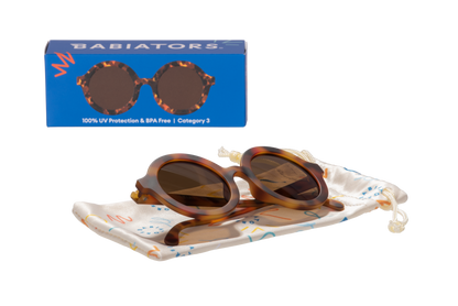(Euro Round) Classic Tortoise | Amber Lenses