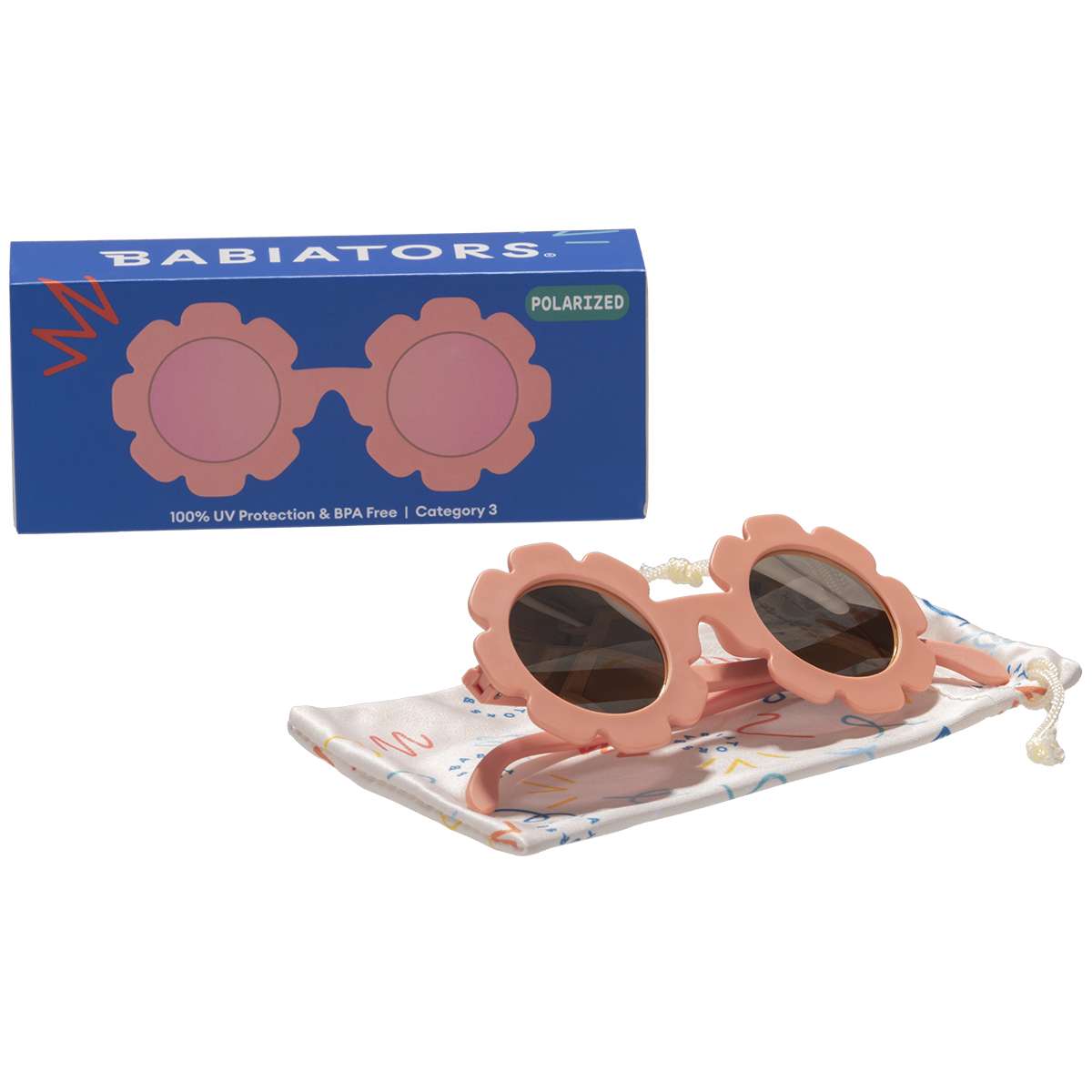 (Flower) Peachy Keen | Rose Gold Lenses [POLARIZED]