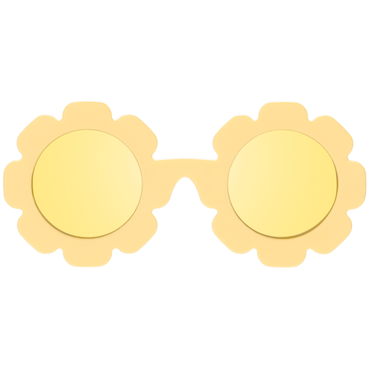 (Flower) Sun Ray | Yellow Mirrored Lenses [POLARIZED]