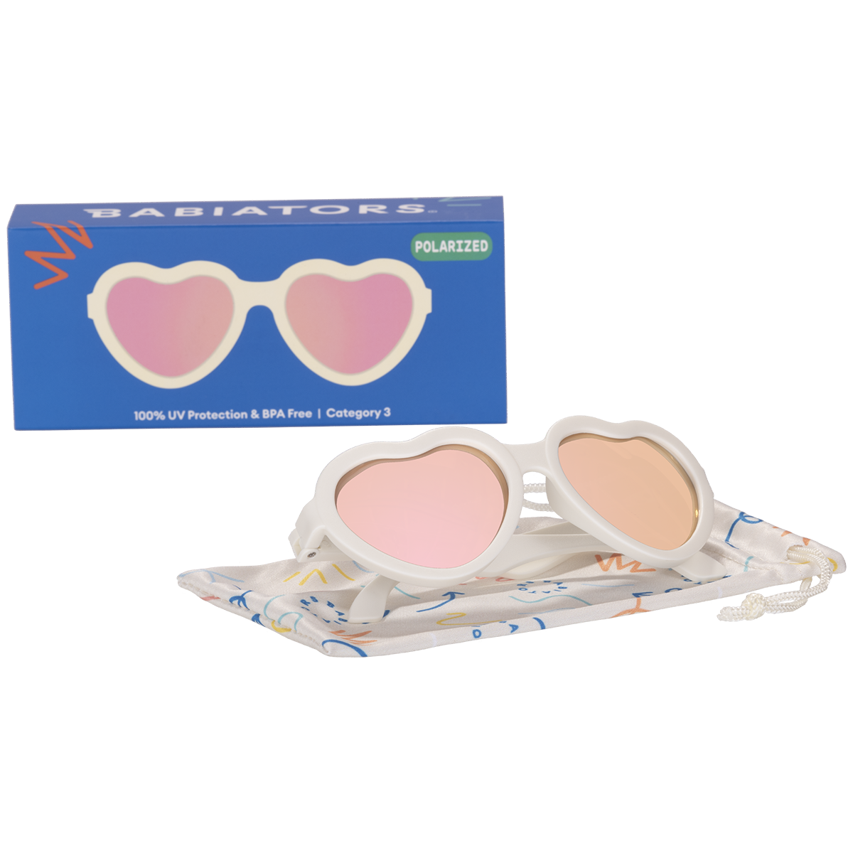 (Heart) Sweet Cream | Rose Gold Lenses [POLARIZED]