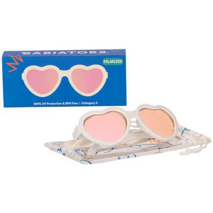 (Heart) Sweet Cream | Rose Gold Lenses [POLARIZED]