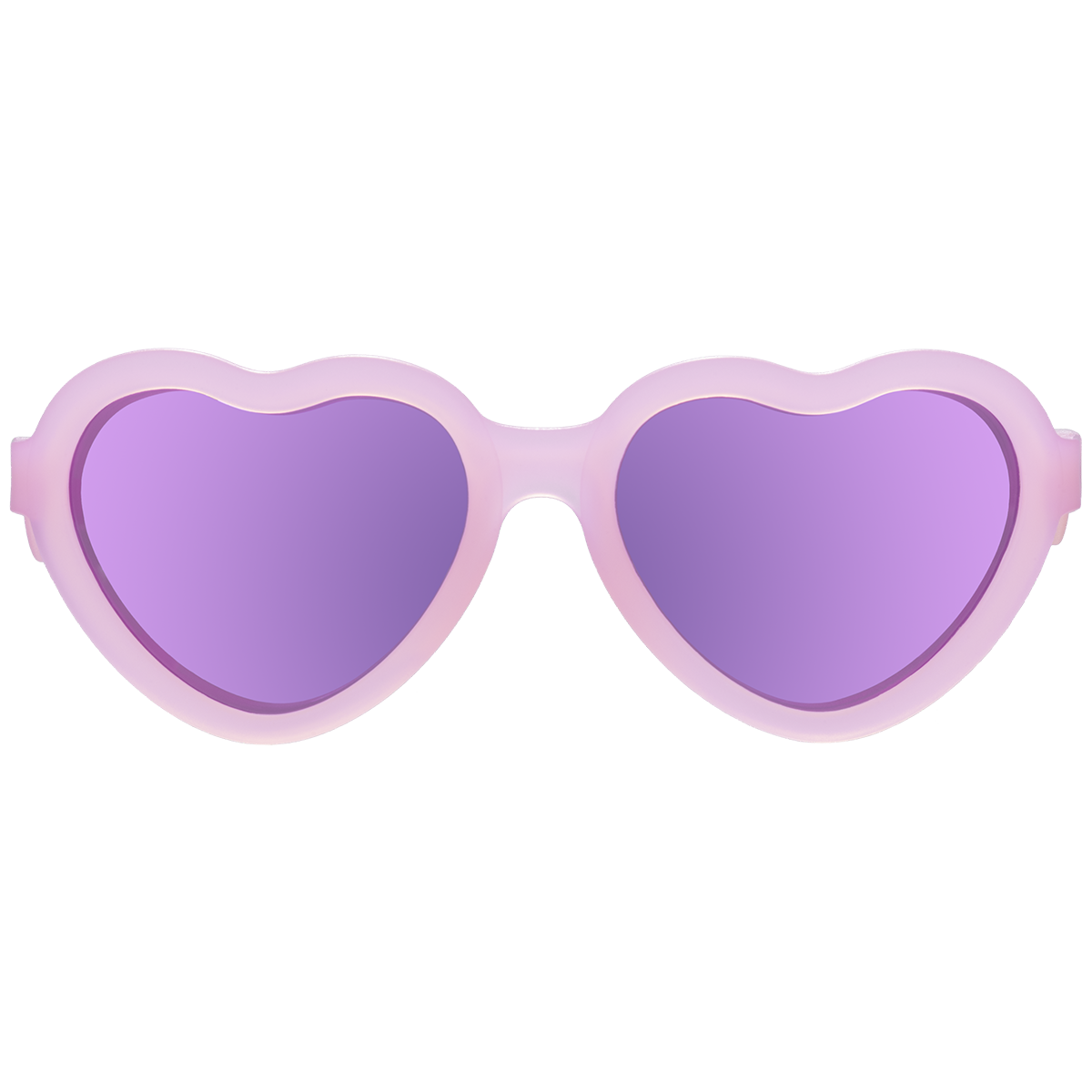 (Heart) Frosted Pink | Purple Lenses [POLARIZED]