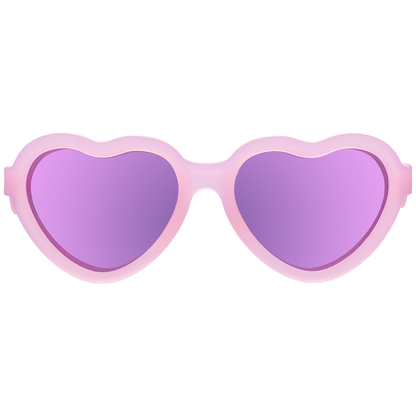 (Heart) Frosted Pink | Purple Lenses [POLARIZED]