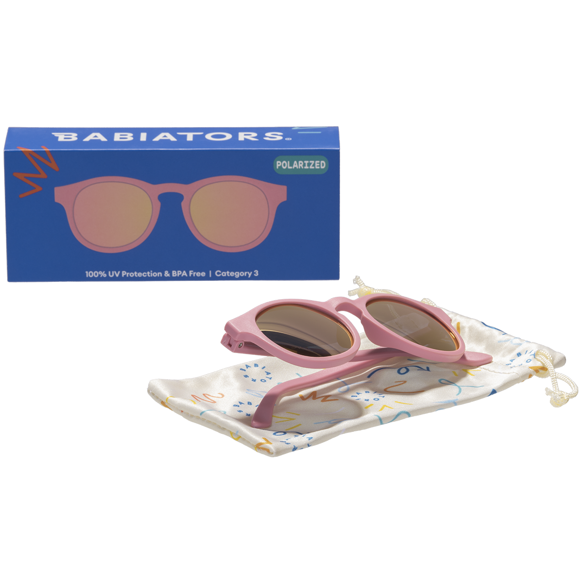 (Keyhole) Pretty in Pink | Pink Mirrrored Lenses [POLARIZED]