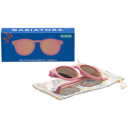 (Keyhole) Pretty in Pink | Pink Mirrrored Lenses [POLARIZED]