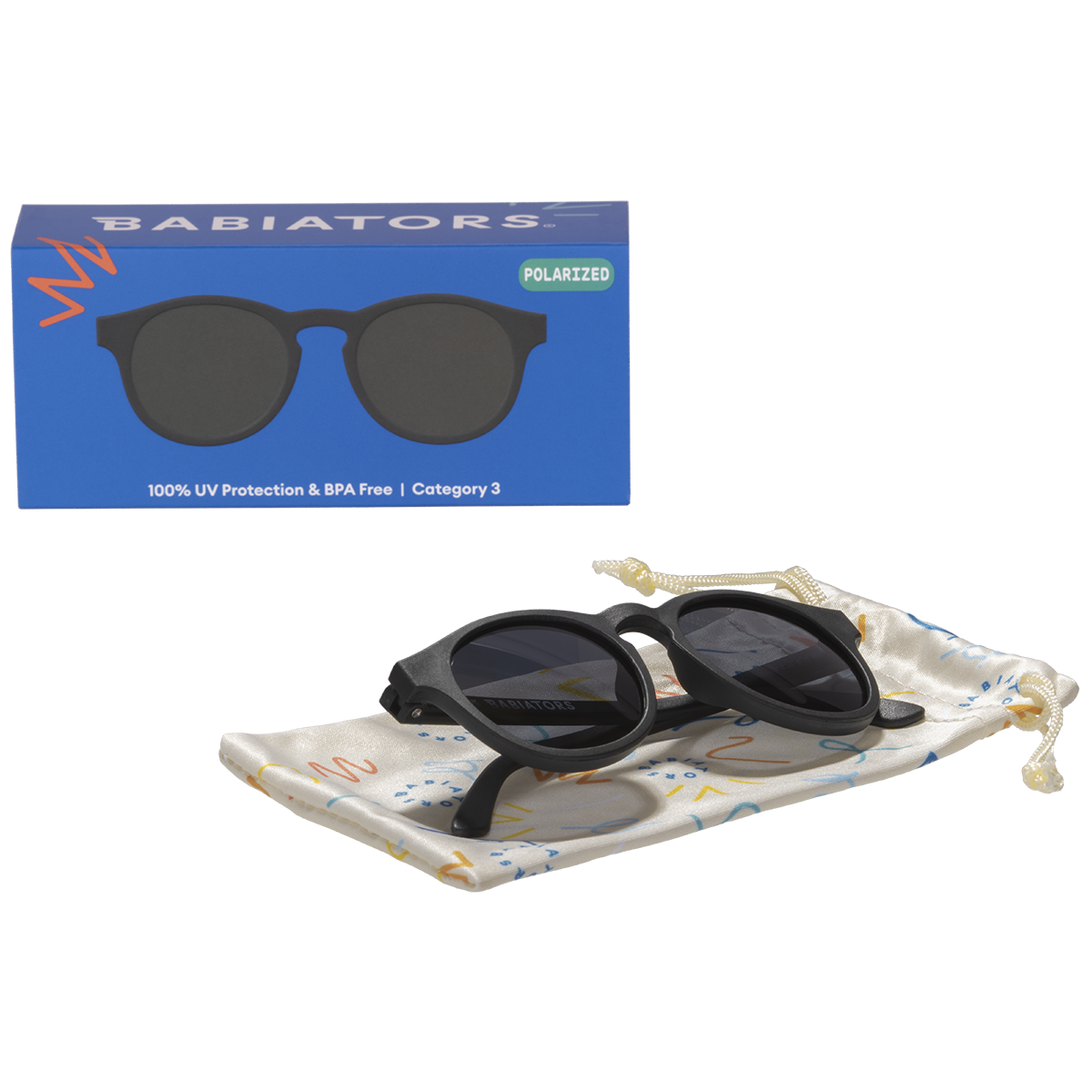 (Keyhole) Jet Black | Smoke Lenses [POLARIZED]