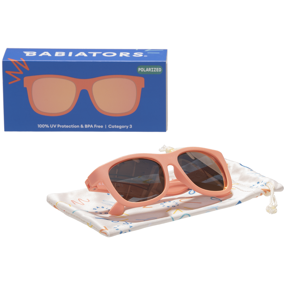 (Navigator) Perfectly Papaya | Rose Gold Lenses [POLARIZED]