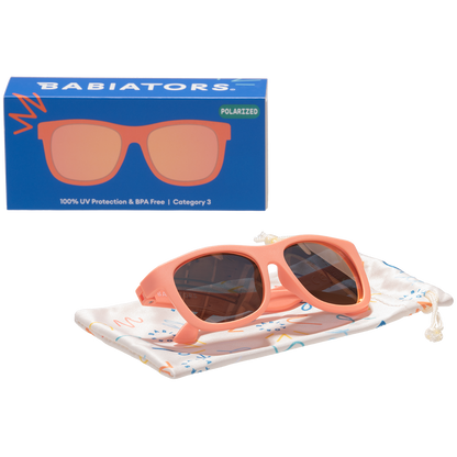 (Navigator) Perfectly Papaya | Rose Gold Lenses [POLARIZED]